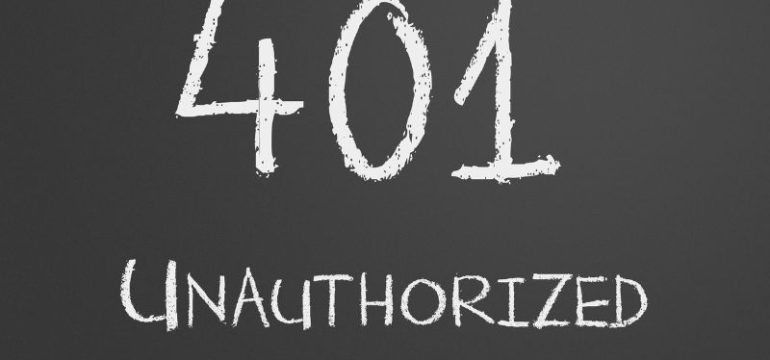 HTTP-Statuscode 401