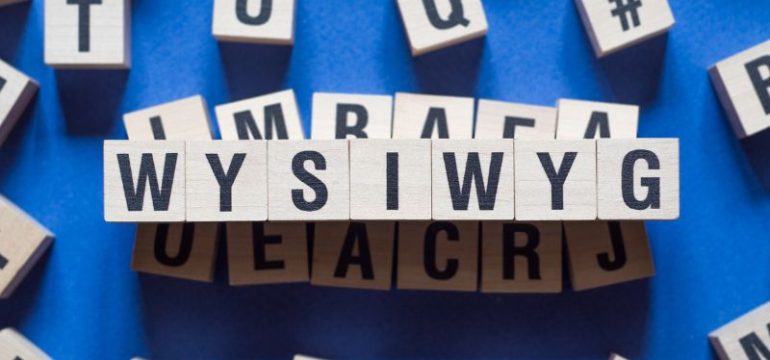 WYSIWYG