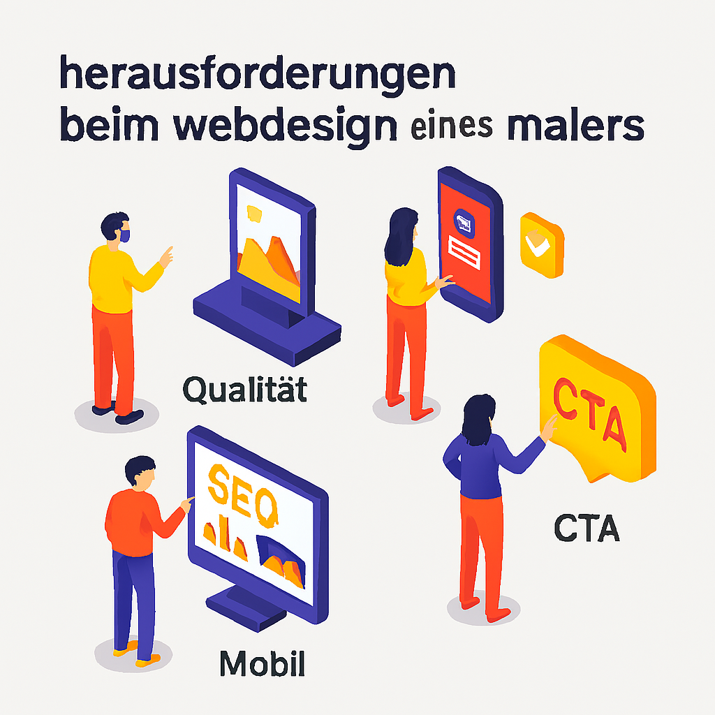 Was sind die besten Praktiken für das Design einer Webseite für Maler