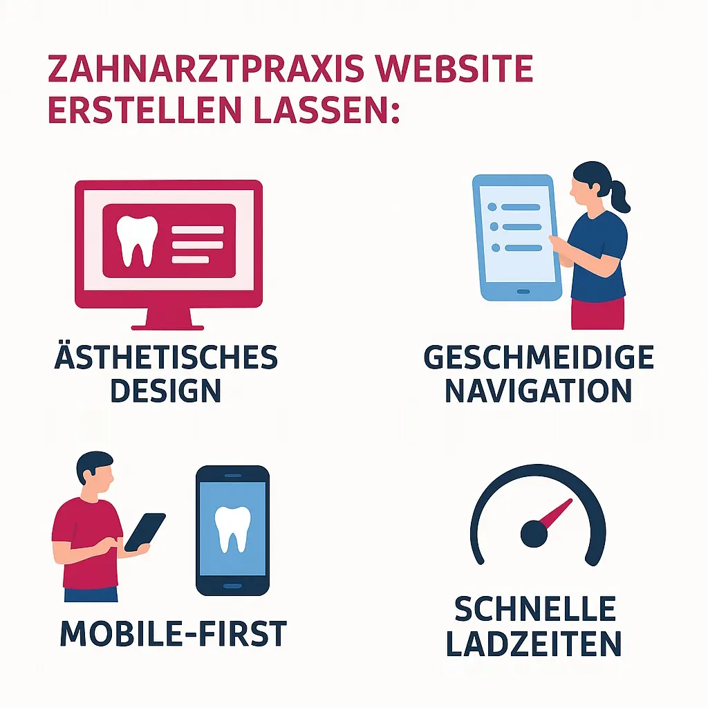 Zahnarztpraxis Website erstellen lassen: Worauf ist bei einer Website für eine Zahnarztpraxis zu achten?