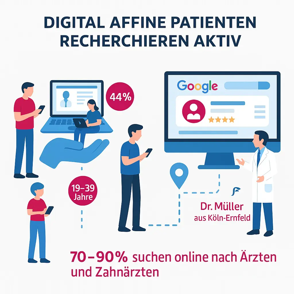 Eine Zahnarztpraxis kann einfach eine Website erstellen lassen