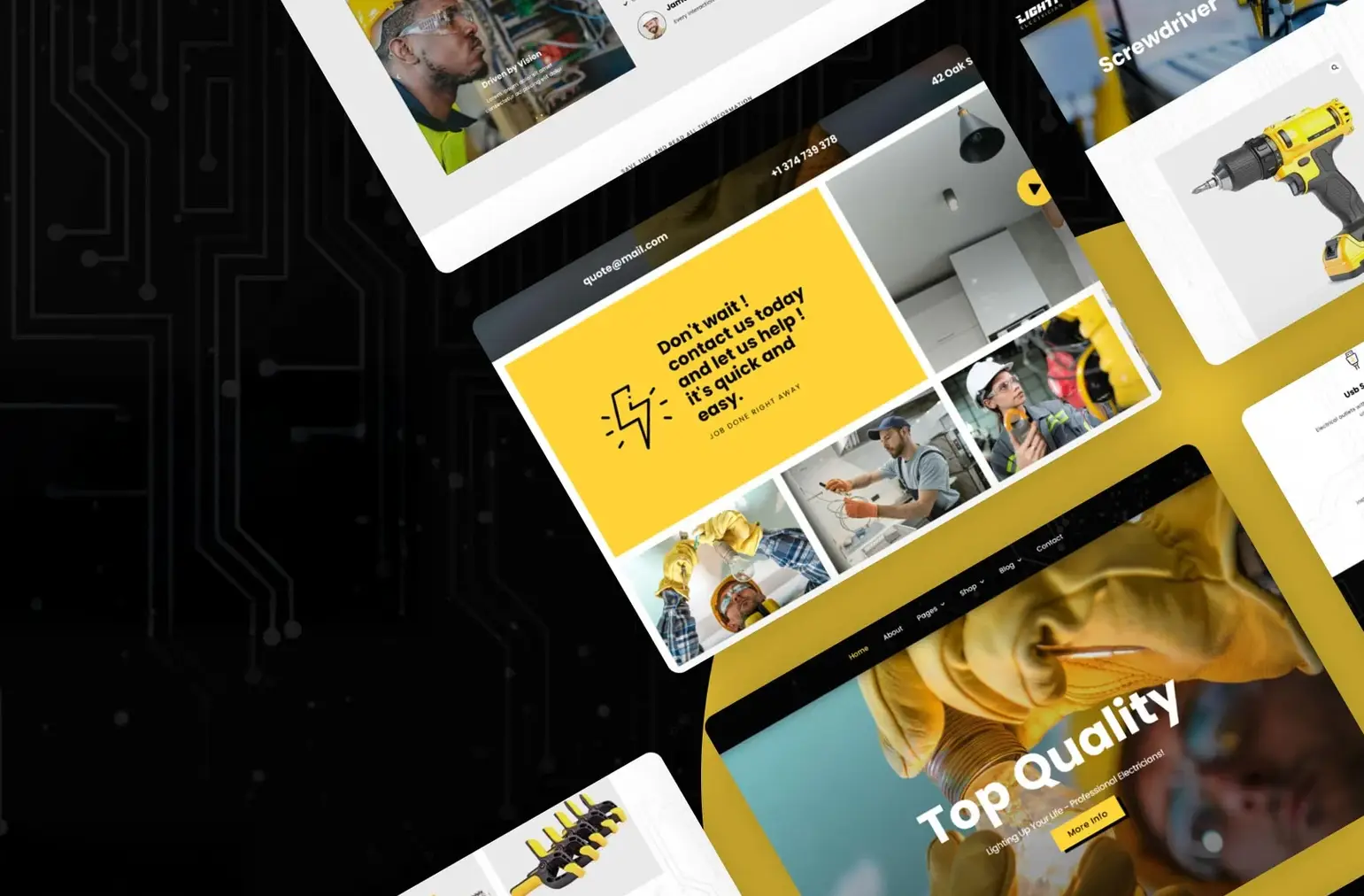 Eine professionelle Elektriker Homepage steht für mehr Wunschkunden und mehr Umsatz.