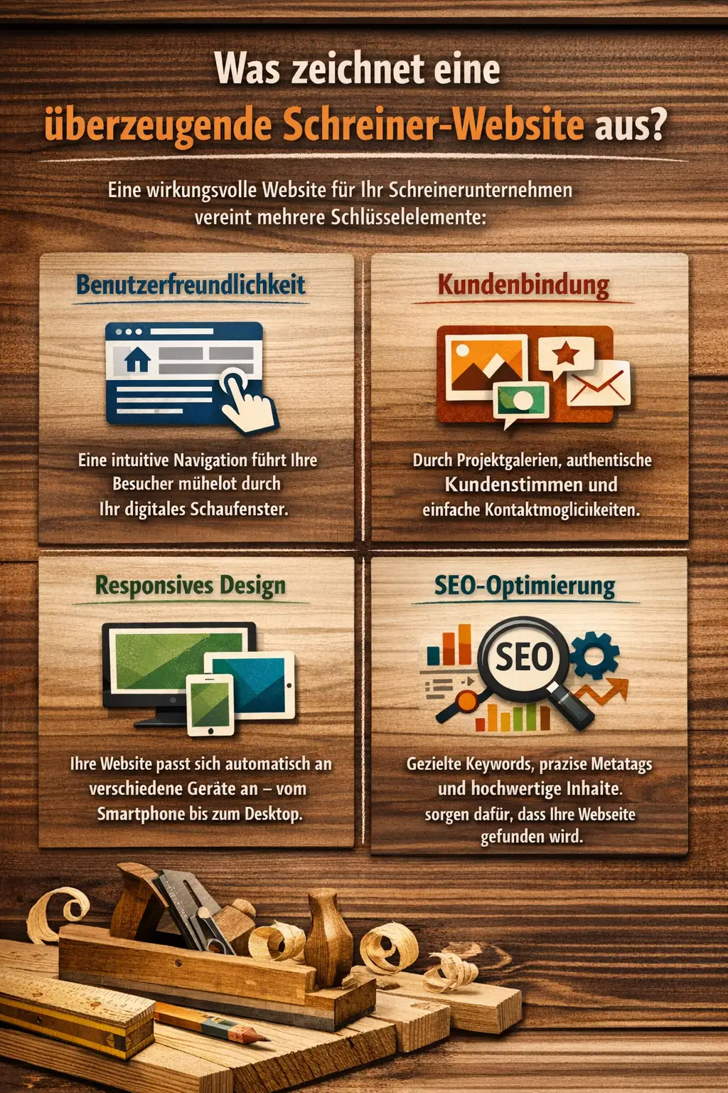 Warum eine Homepage für Tischlereien notwendig ist | Webdesign Agentur Köln | Branding Marketing