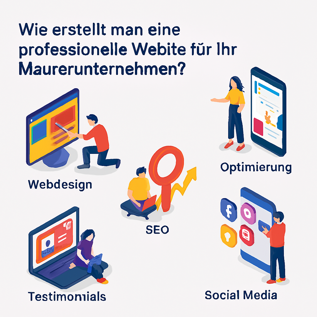Wie du als Maurerbetrieb deine Konkurrenz abhängst 2 Wie erstellt man eine professionelle Website für Ihr Maurerunternehmen