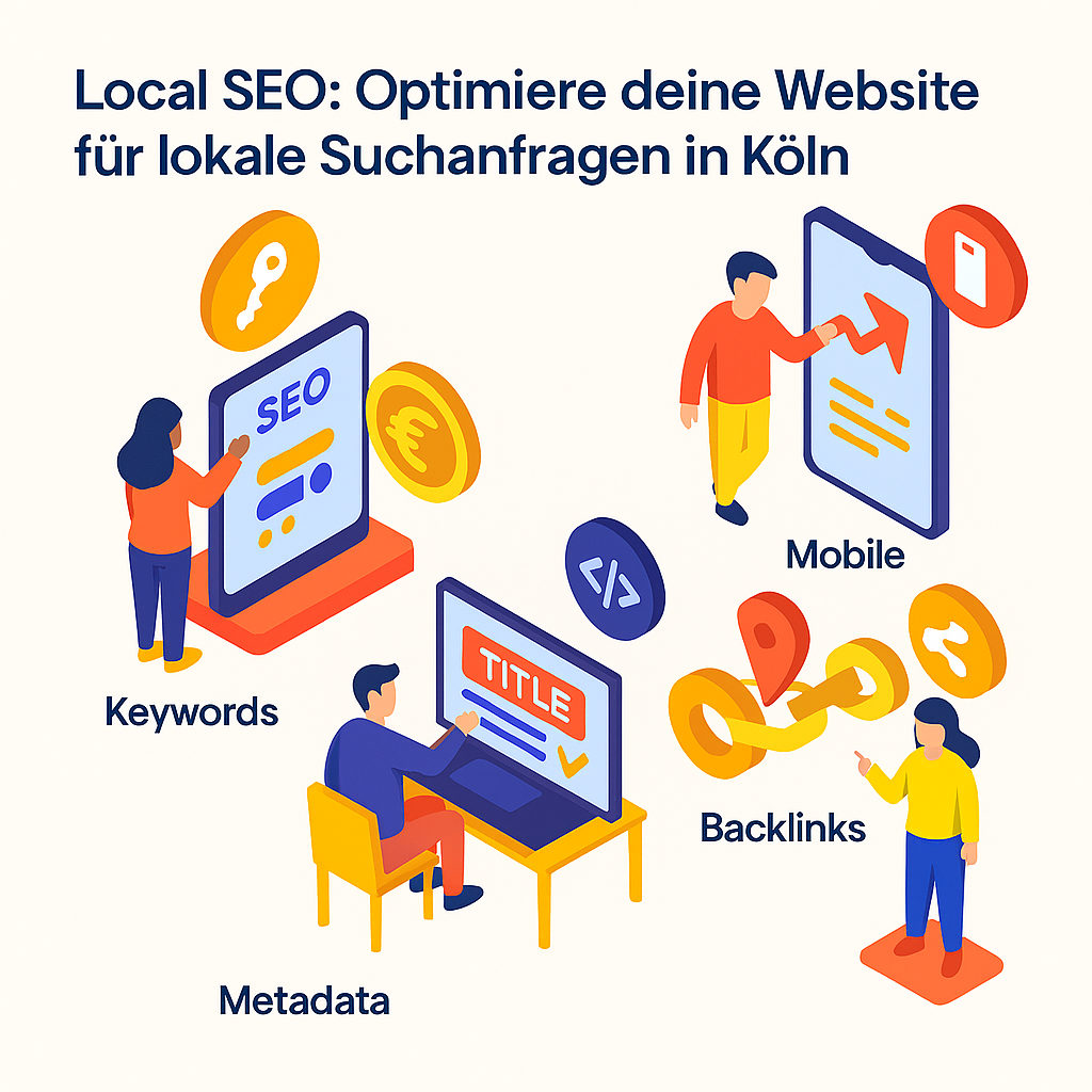 Lokales Online-Marketing für dein Geschäft in Köln von einem Webdesigner aus Köln